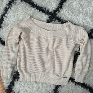 Abercrombie & Fitch Cable Knit Sweater - Off White